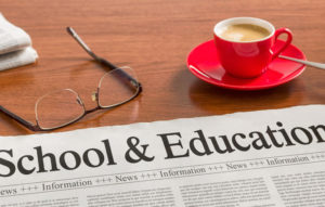Newspaper education section