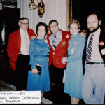 (From left) Ralph and Lois Goldsmith, publishers of The Boscobel Dial, Russell and Arlet Steel, publishers of The Forest Republican, and Alan Goldsmith at the White House during the 1984 NNA Government Affairs Conference. (Photo provided)