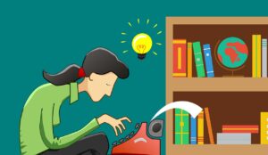 story ideas, writing, typing, typewriter