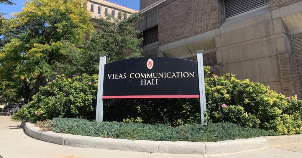 vilas hall sign at uw-madison